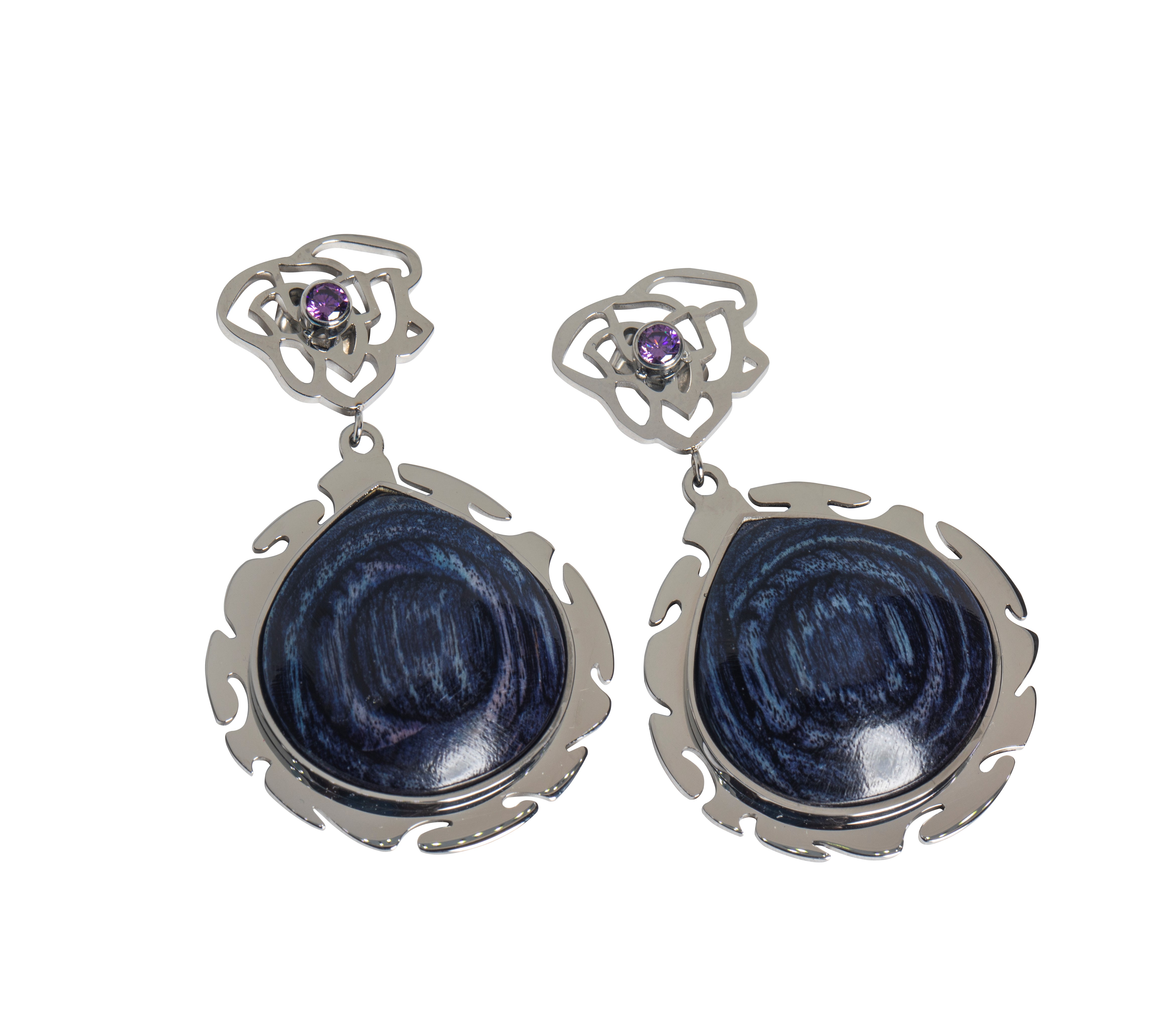 Azure Ohrring/Earring - Lavendel von TEEKRI 