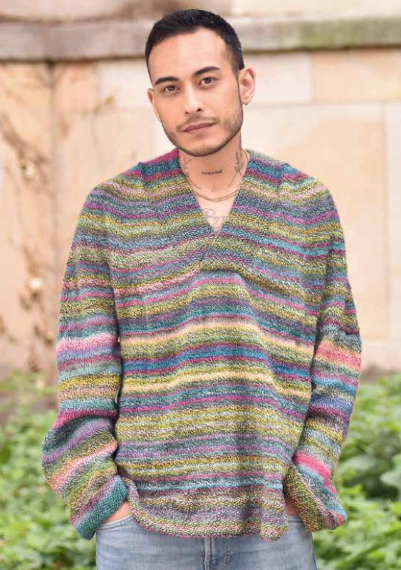 Where’s the party? - Easy Sweater | Anleitung | Wolle Zauberball® Crazy  | Stricken | Sylvie Rasch