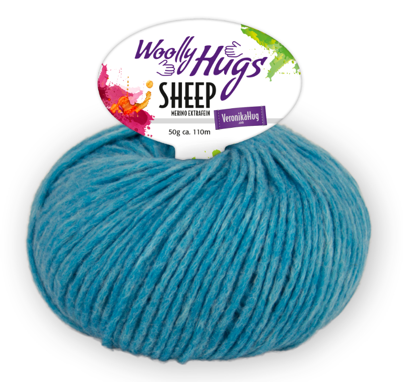 SHEEP von Woolly Hug's 0068 - wintertürkis