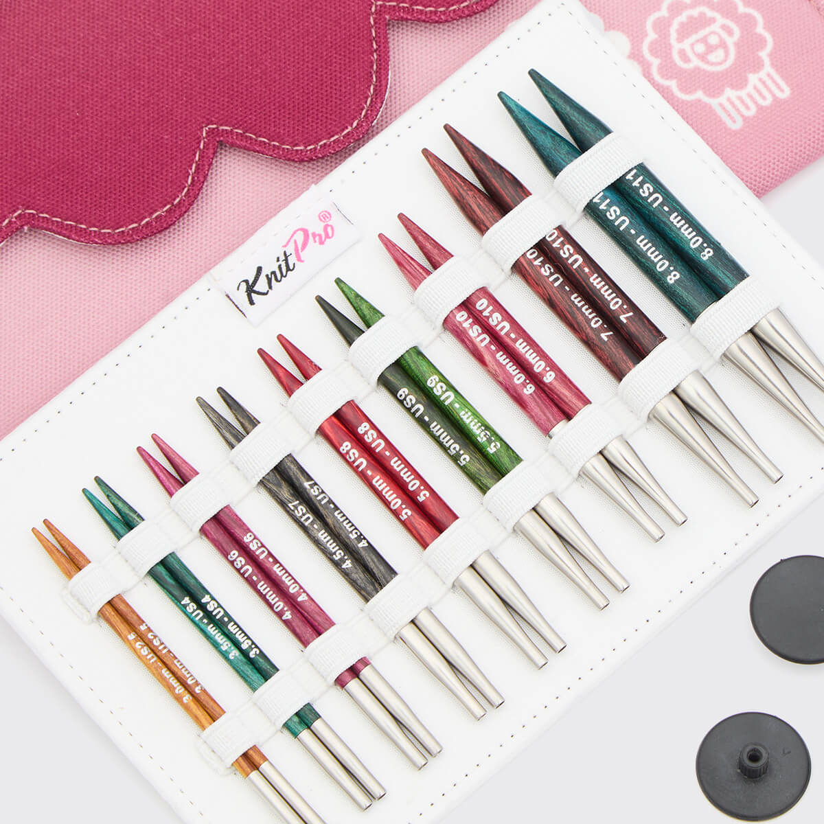 Nadelspitzen Set Dreamz Holz 3,00 - 8,00 mm Midi 10 cm von knit pro Nadelspitzen Set Dreamz Holz 3,00 - 8,00 mm Midi 10 cm von knit pro