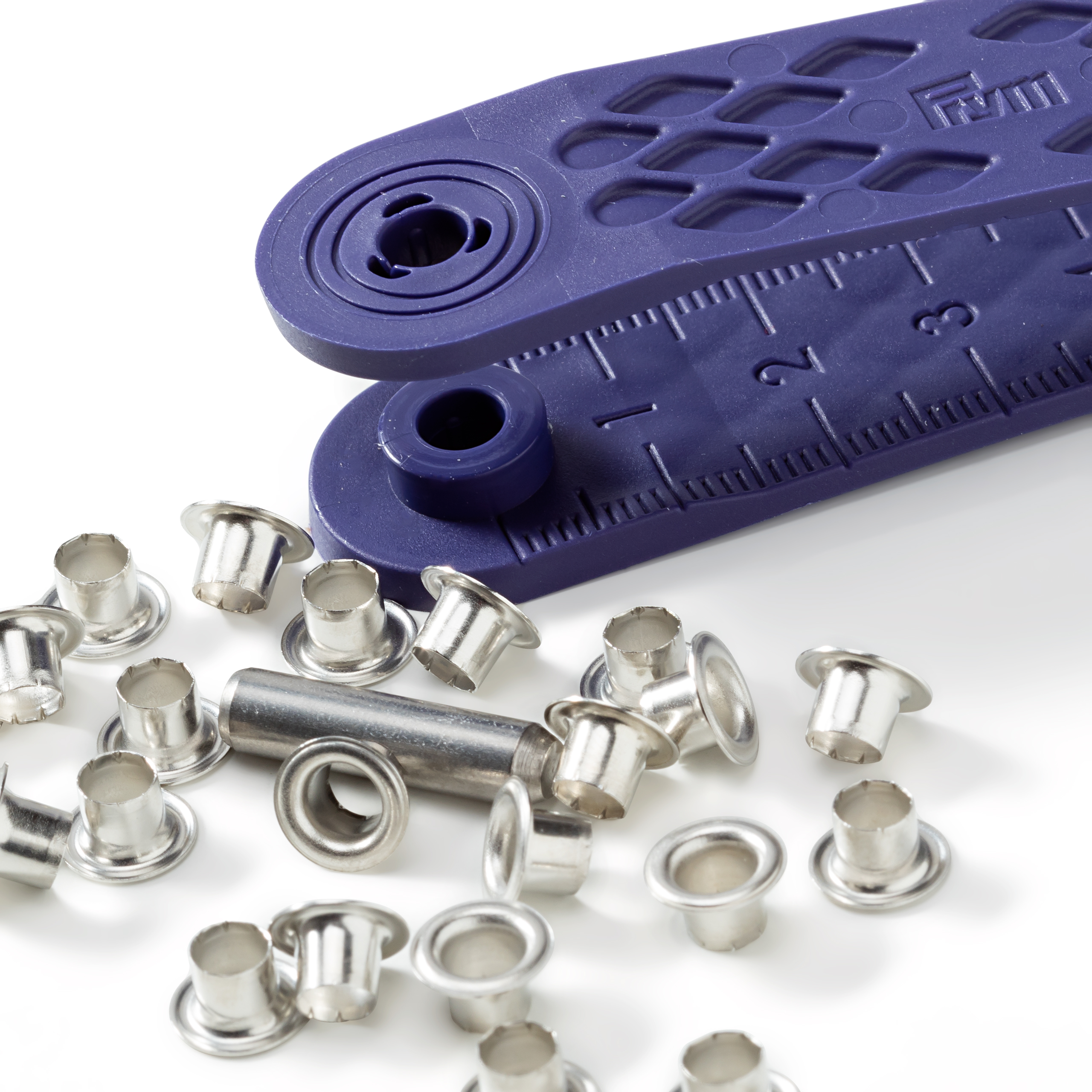 Ösen mit Werkzeug 4,0 mm silberfarbig 50 St 